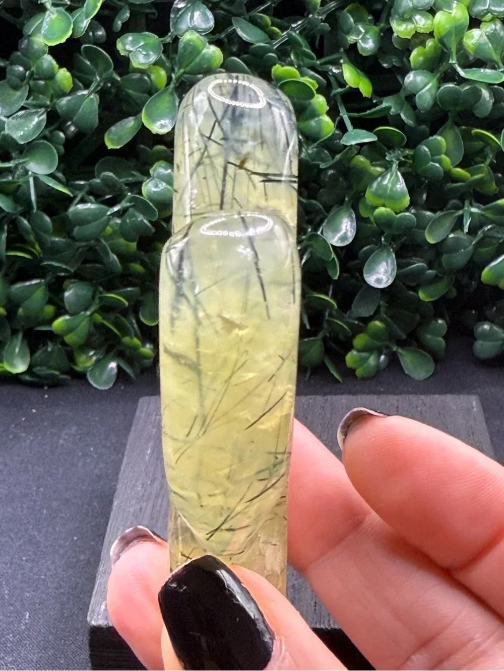Prehnite Cactus Carving